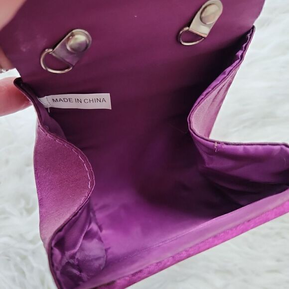 Purple with Rhinestones Wristlet - Picture 5 of 5
